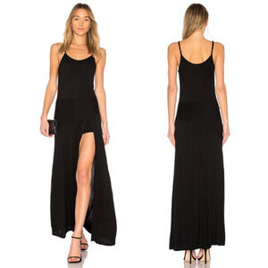 NWT Haute Hippie The Slayer Sleeveless Romper W/ Maxi Skirt Black Women's Small